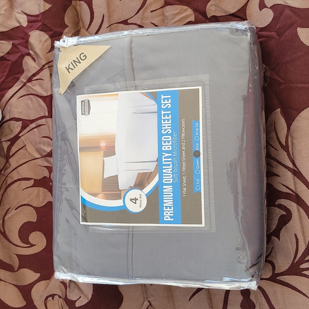 Utopia 4-piece King Bed sheet set